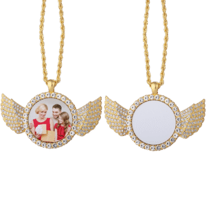 Winged Custom Necklace (Single Image)